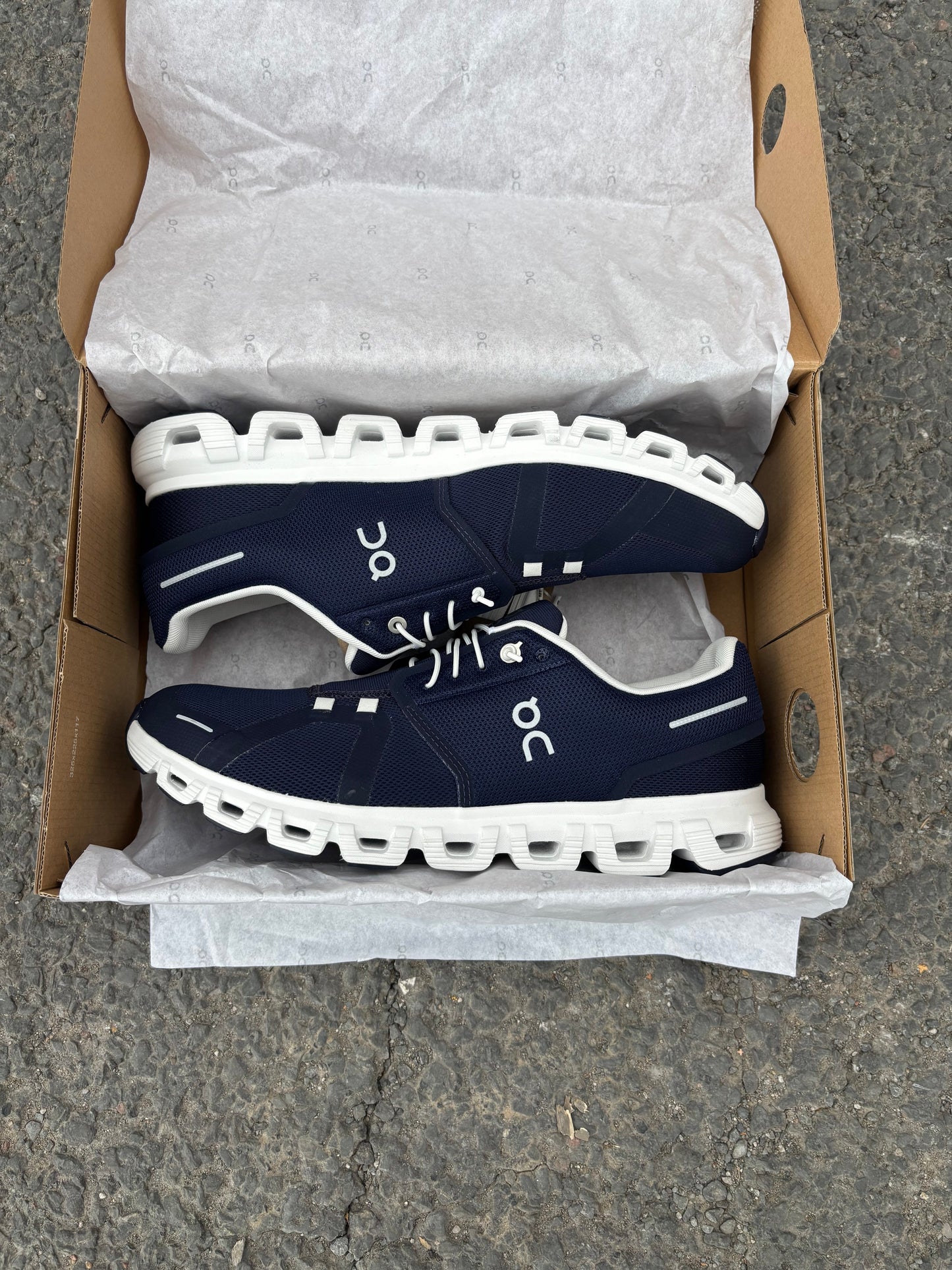 On Cloud 6 Navy White
