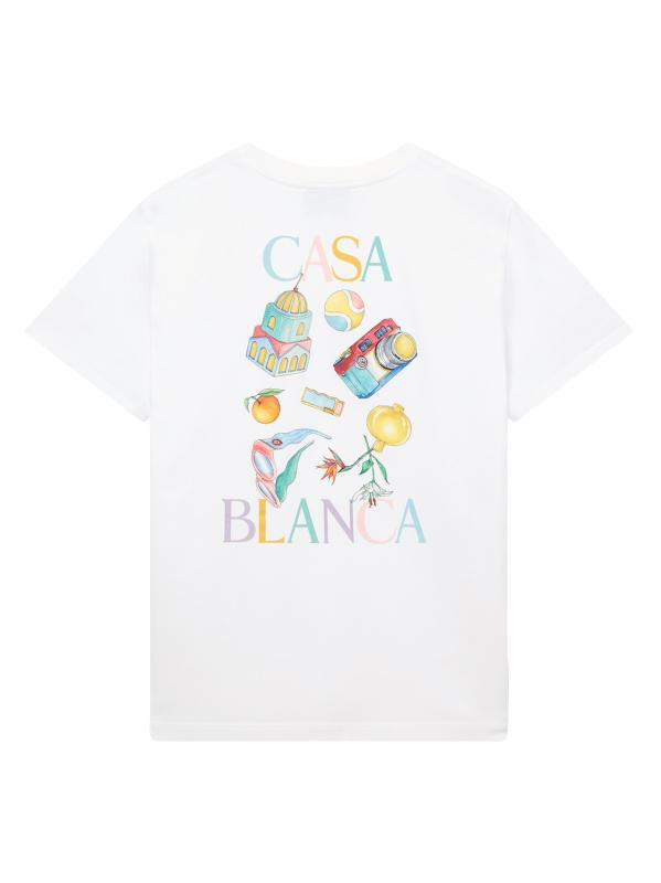 Casa Blanca Objects En Vrac Printed T-shirt White