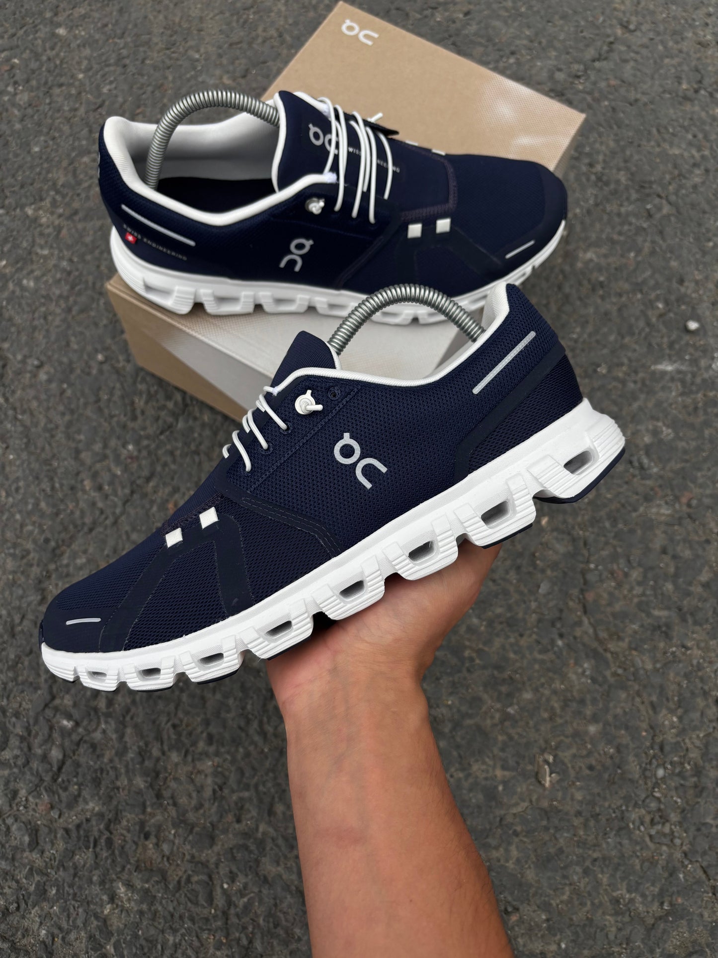 On Cloud 6 Navy White