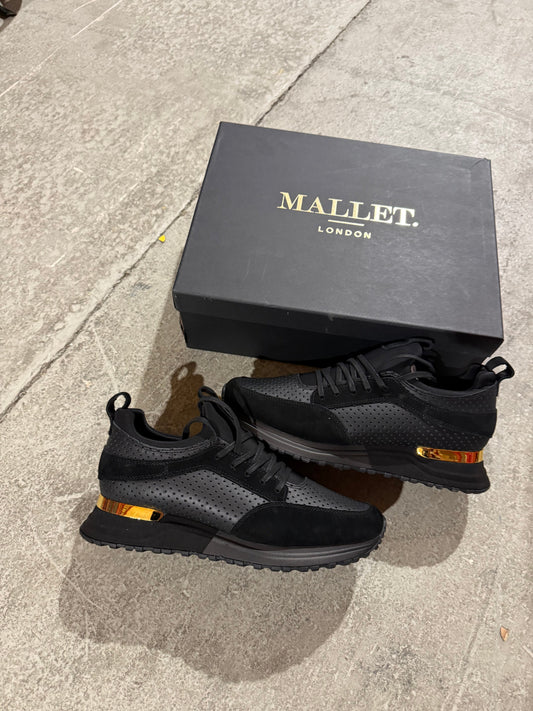 Tommy Mallet Midnight Perf Leather Gold