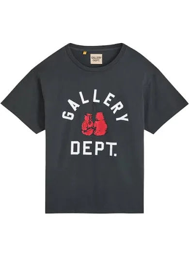 Gallery Dept Boxing Merch Tee Vintage Black